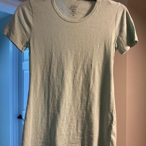 J. Crew Light Mint Short Sleeve Crewneck Tee